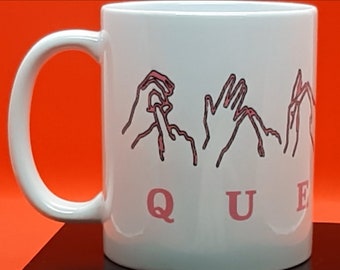 Auslan/BSL, Queen Mug.