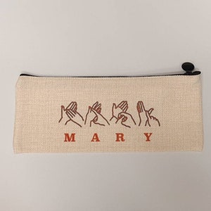 BSL, Personalised Pencil Case image 4
