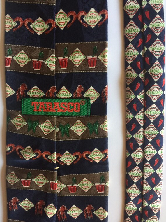 Vintage TABASCO Blood Mary Necktie, McIlhanny Co.… - image 6