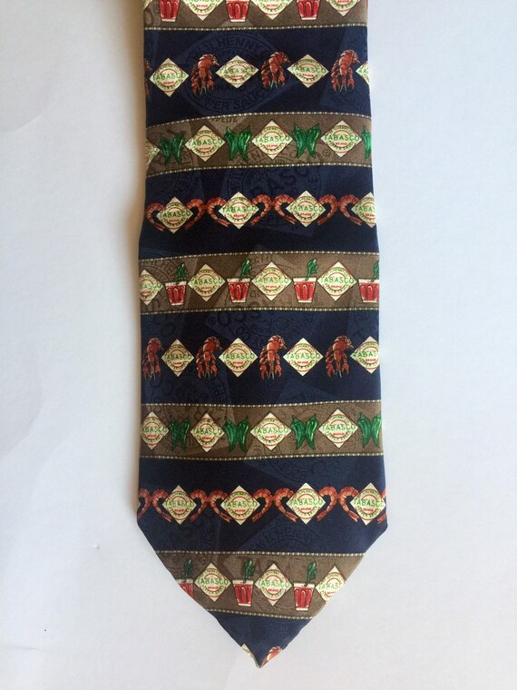 Vintage TABASCO Blood Mary Necktie, McIlhanny Co.… - image 3