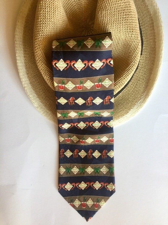 Vintage TABASCO Blood Mary Necktie, McIlhanny Co.… - image 2
