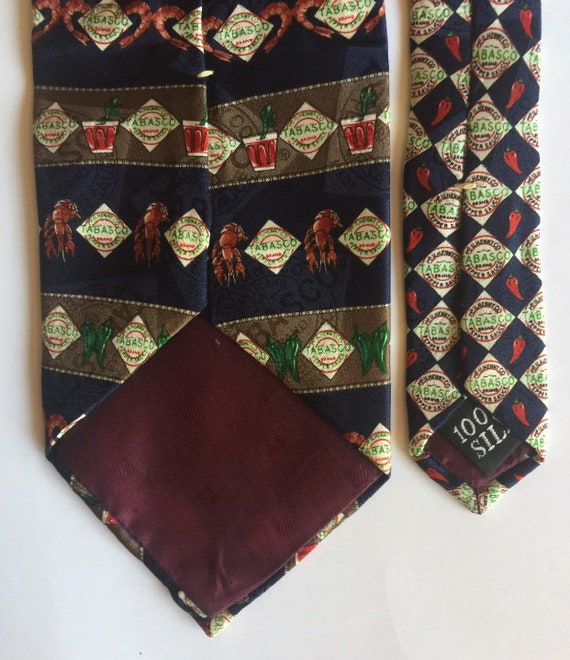 Vintage TABASCO Blood Mary Necktie, McIlhanny Co.… - image 5