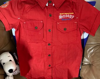 New Snoopy Red Pilot XS Toddler in Red World’s Famous Beagle Snoopy since 1950