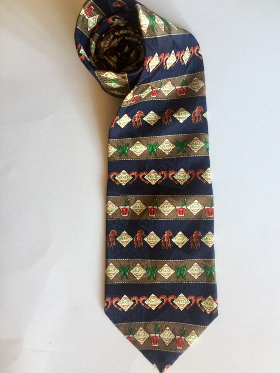 Vintage TABASCO Blood Mary Necktie, McIlhanny Co.… - image 4