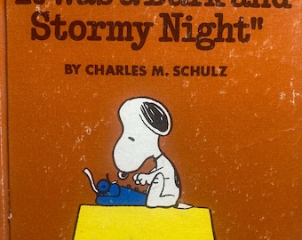Vintage Snoopy Hardcover Book: 