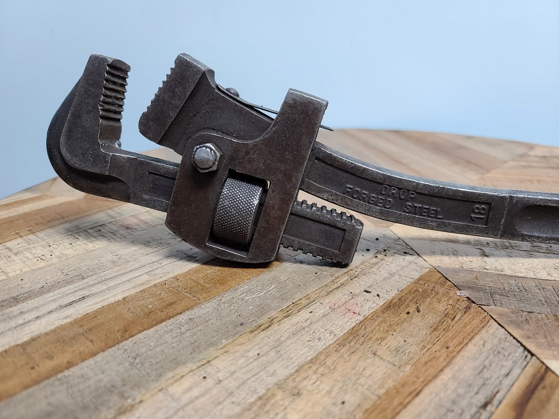 Vintage German Made Pipe Wrench 17 Etsy