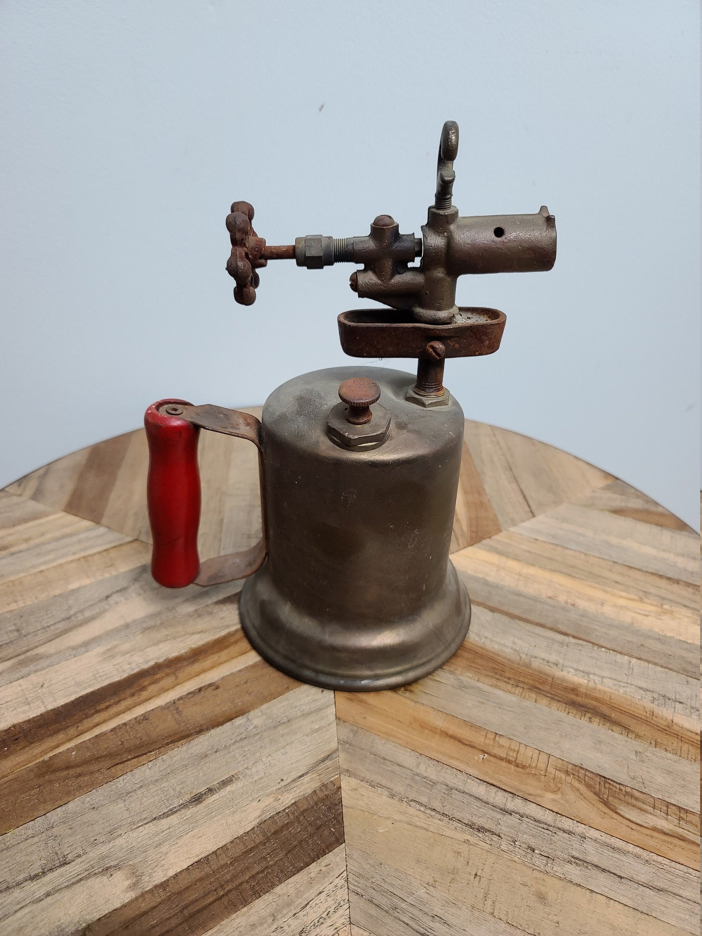 Vintage Copper Blow Torch Great Patina Etsy