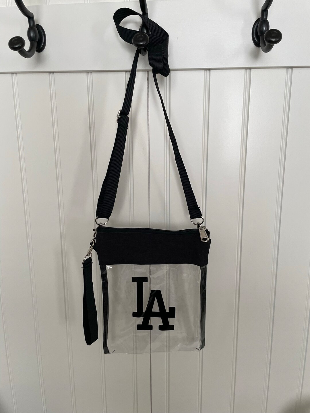 LA Dodger Crossbody Personalized Clear Bag LA Clear Etsy