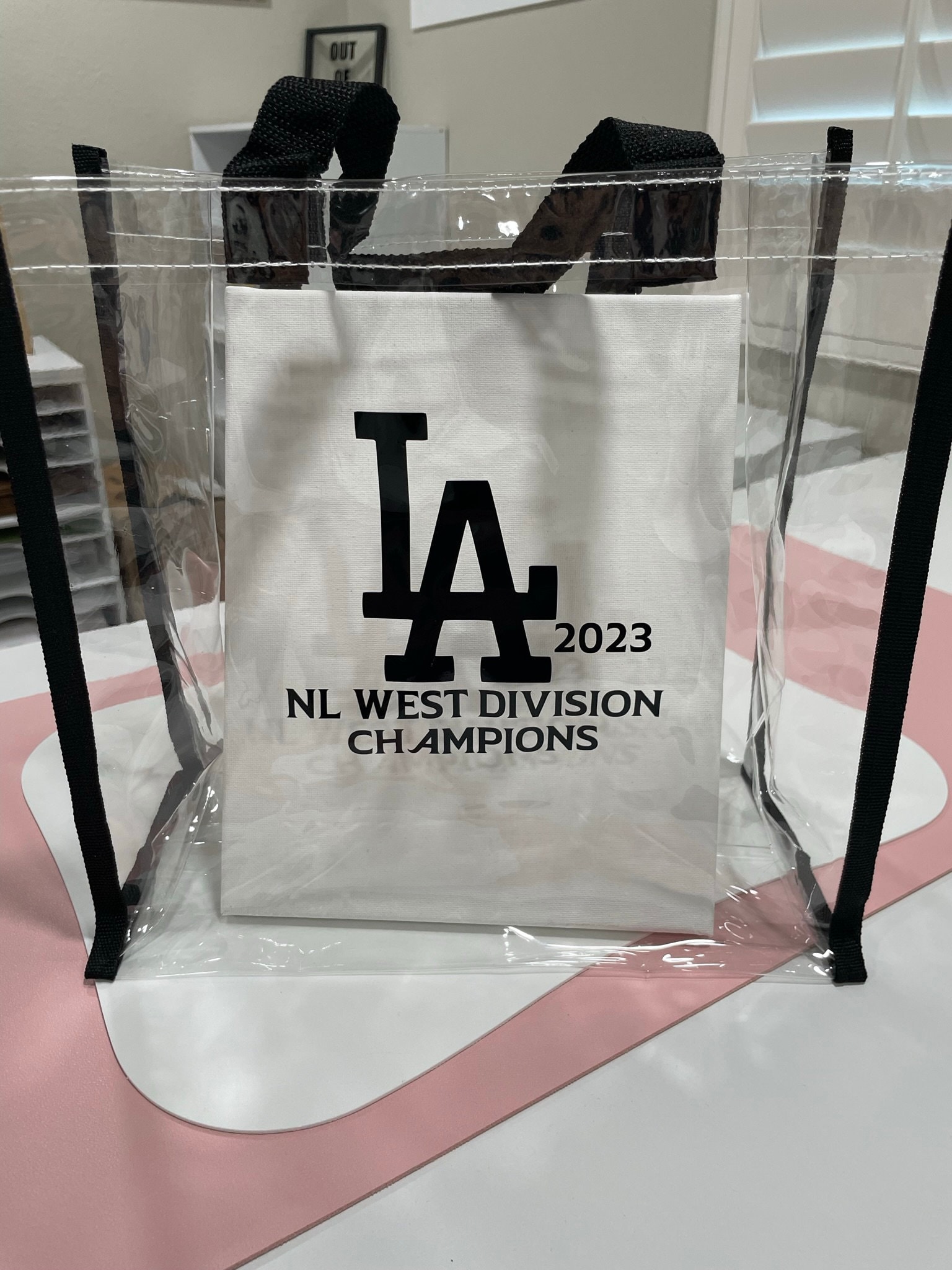 Los Angeles Dodgers Hype Stadium Crossbody Clear Bag