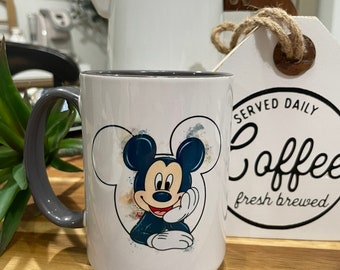 Mickey Mouse Coffee Mug| Minnie Mouse Coffee Mug| Personalized Mug | Disney Inspired | Cartoon Mug | Disney Fan | Mouse Coffee Mug