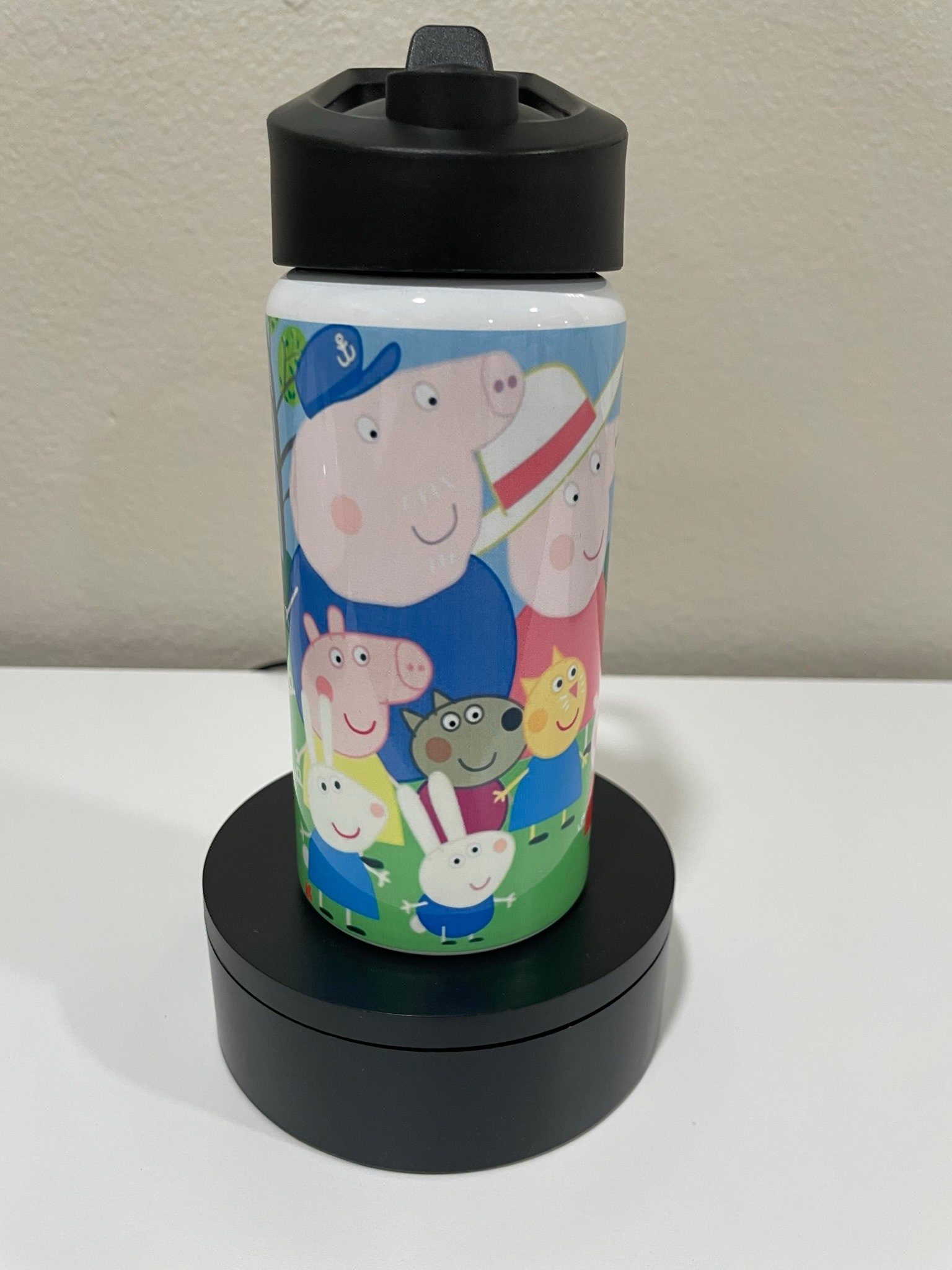 Peppa Pig Snack & Sip Water Bottle and Snack Pot – Reusable Kids 400ml PP  Canteen with Straw – Pink …See more Peppa Pig Snack & Sip Water Bottle and