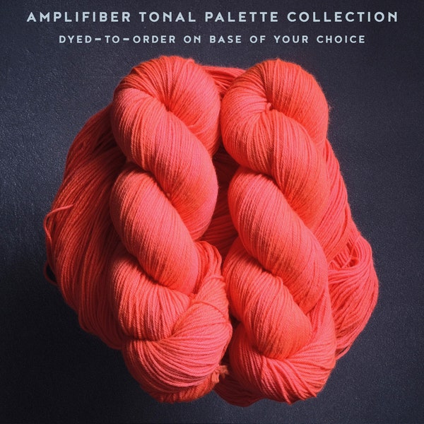 Tangy . Multi Base & Size Options . Amplifiber Tonal Palette Collection . Dyed-to-order