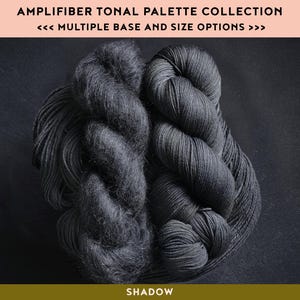 Shadow . Multi Base & Size Options . Amplifiber Tonal Palette Collection . Dyed-to-order