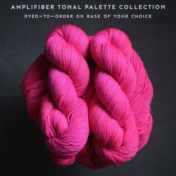 Shocker . Multi Base & Size Options . Amplifiber Tonal Palette Collection . Dyed-to-order