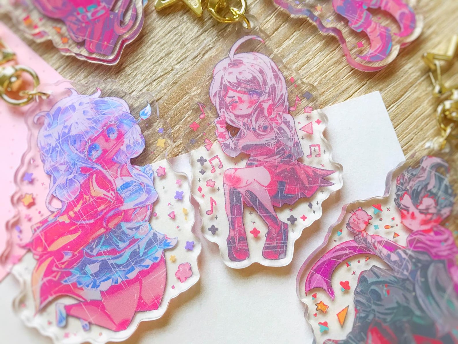 Danganronpa acrylic charms! - 3" double sided keychains [LAST CHANCE]