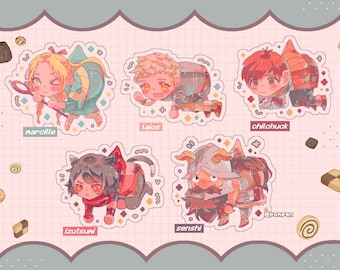 Dungeon Meshi acrylic charms - 2.5" double sided keychains [LAST CHANCE]