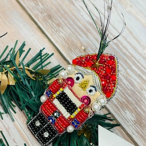 Nutcracker Festive Christmas Brooch