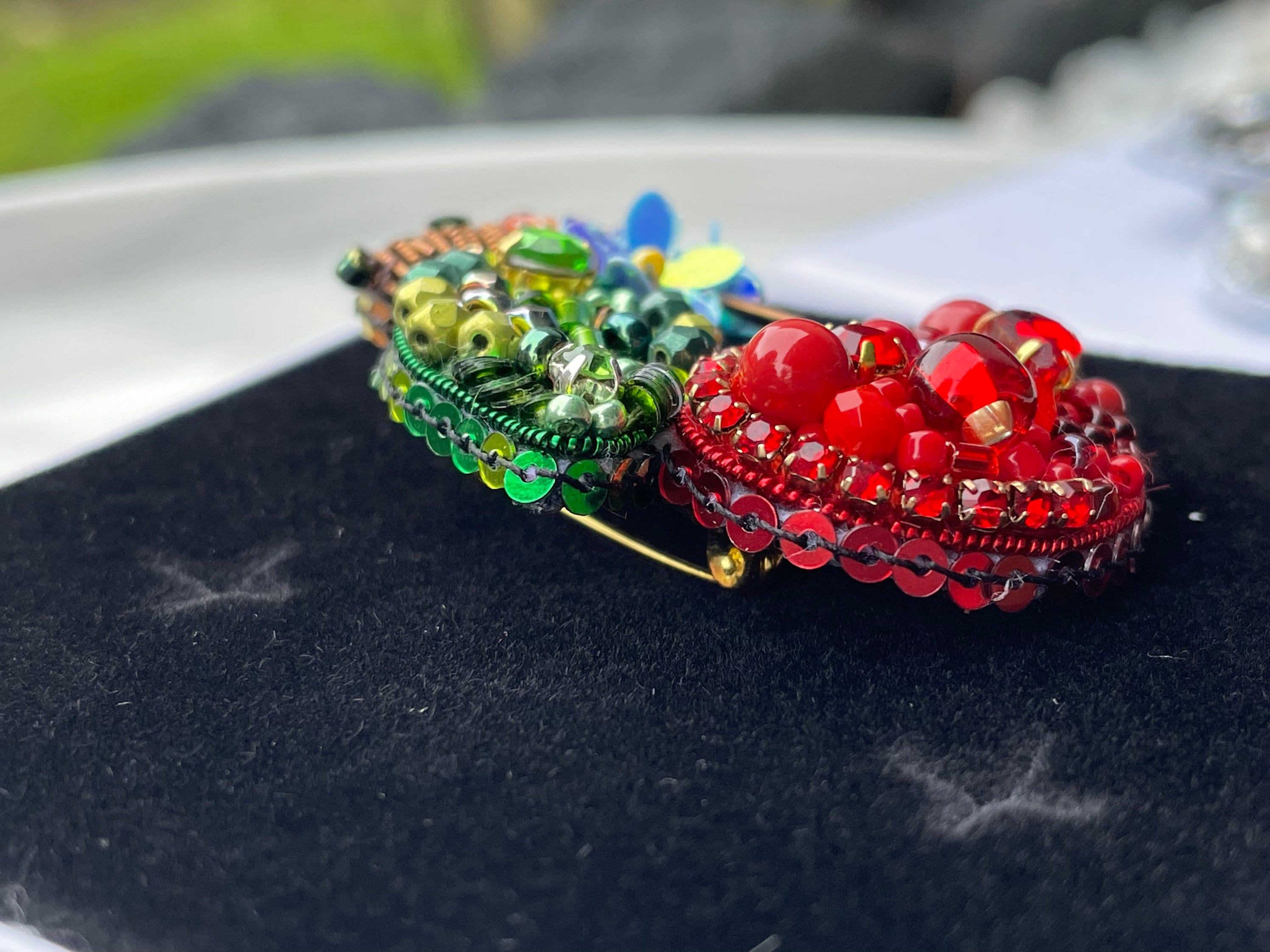 アクセサリー tanakadaisuke Red cherry brooch tanakadaisuke Red cherry brooch