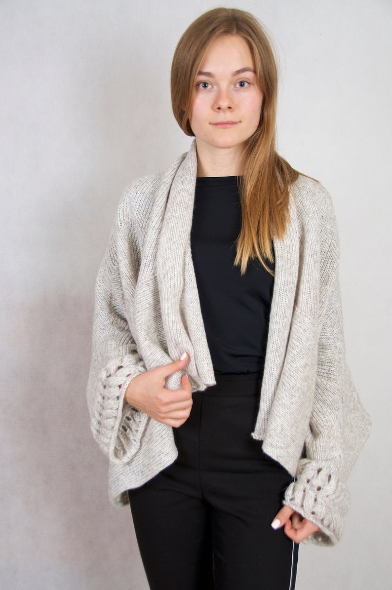 cardigan women knit sweater coat wool cardigan oversized sweater plus size clothing organic clothing long wool coat open front cardigan top