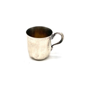 Antique Massive Silver 800 Bruckmann & Söhne, Heilbronn Baden-Württemberg Mug / Cup Made in Germany, 1900s
