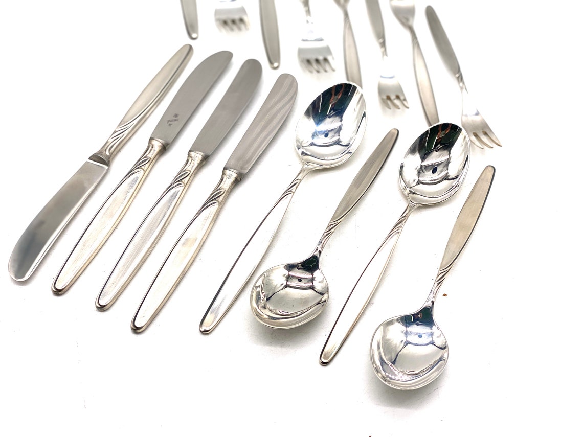 German vintage WMF Model Rom Roma 90 Silver cutlery retro Etsy