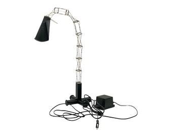 Industrial Lumina Multi X Design by Yaacov Kaufman Table Lamp - Desk Lamp Made in Italy, 80s