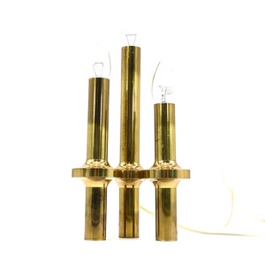 Space Age Gaetano Sciolari for Boulanger Gold Table Lamp \ Desk Lamp, 70s