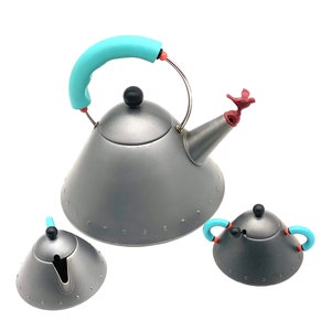 Alessi Uccellino Wasserkocher Set: Michael Gräber PostModern Design
