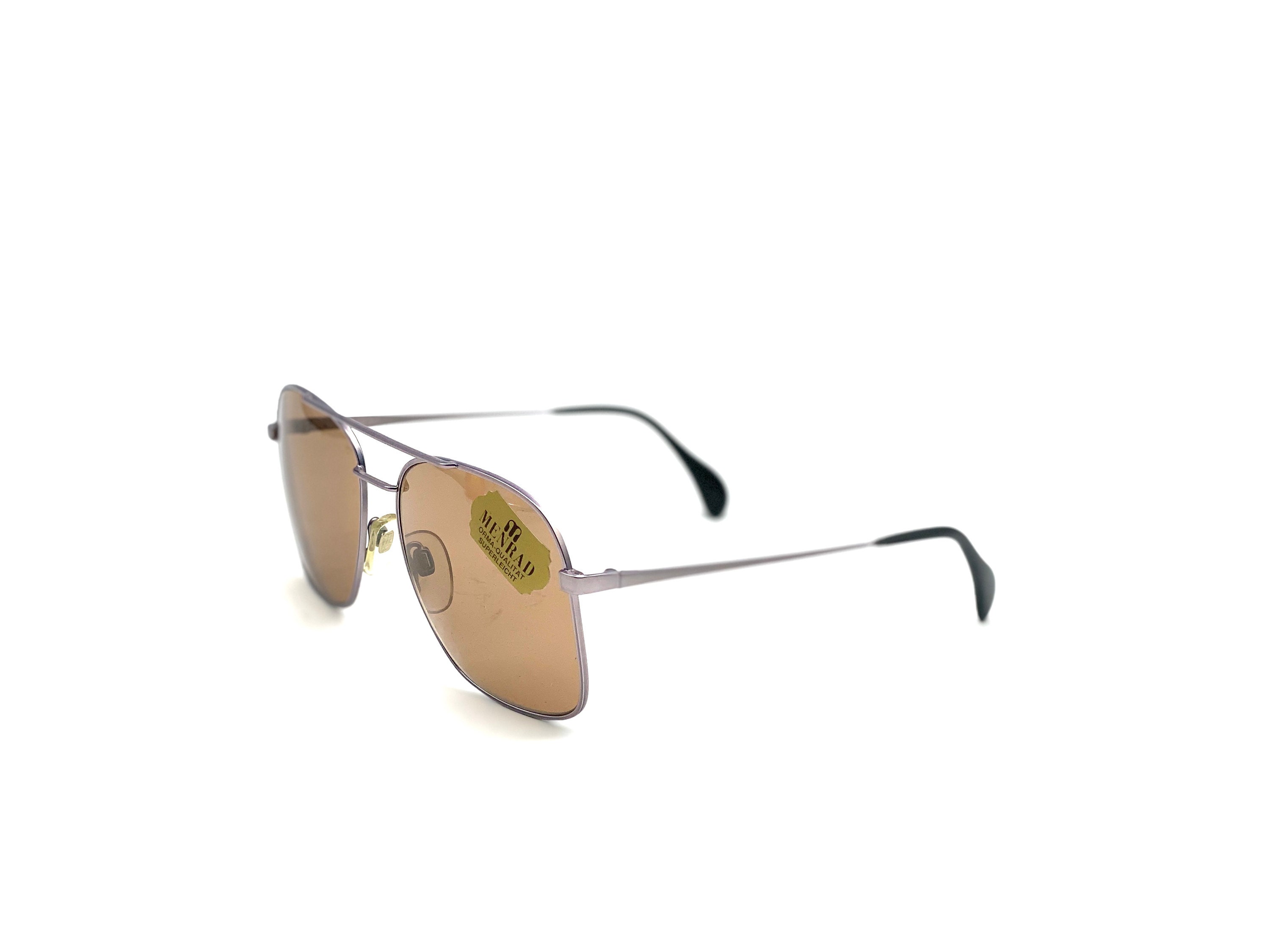 Vintage Aviator Sunglasses Vintage Menrad Italy vintage retro sunglasses mens sunglasses designer sunglasses 80s sunglasses design men's