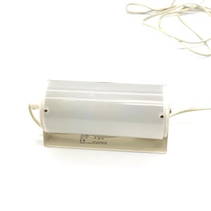 Vintage IKEA Wall Lamp Älmhult White Metal Cylinder Light – 1990s Scandinavian Design