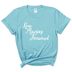 Keep Moving Forward T-Shirt, Walt Disney Quote, Disney World T-Shirt, Disneyland T-Shirt, Women&#39;s Graphic Tee, Unisex Heavy Cotton Tee