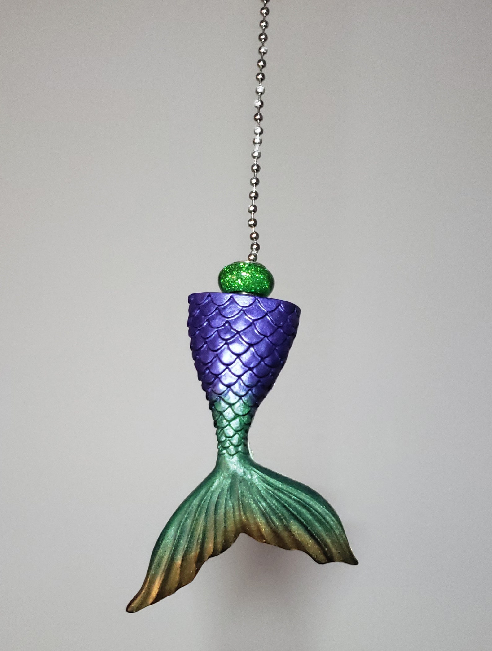 Fan Pull Mermaid Ceiling Fan Pull Fan Chain Mermaid Room Etsy