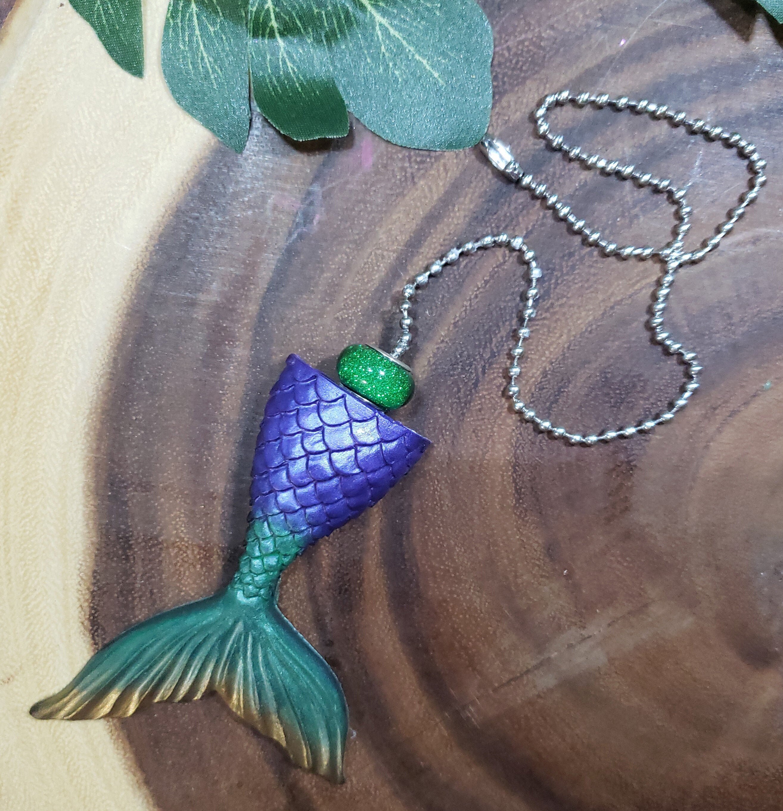 Fan Pull Mermaid Ceiling Fan Pull Fan Chain Mermaid Room Etsy