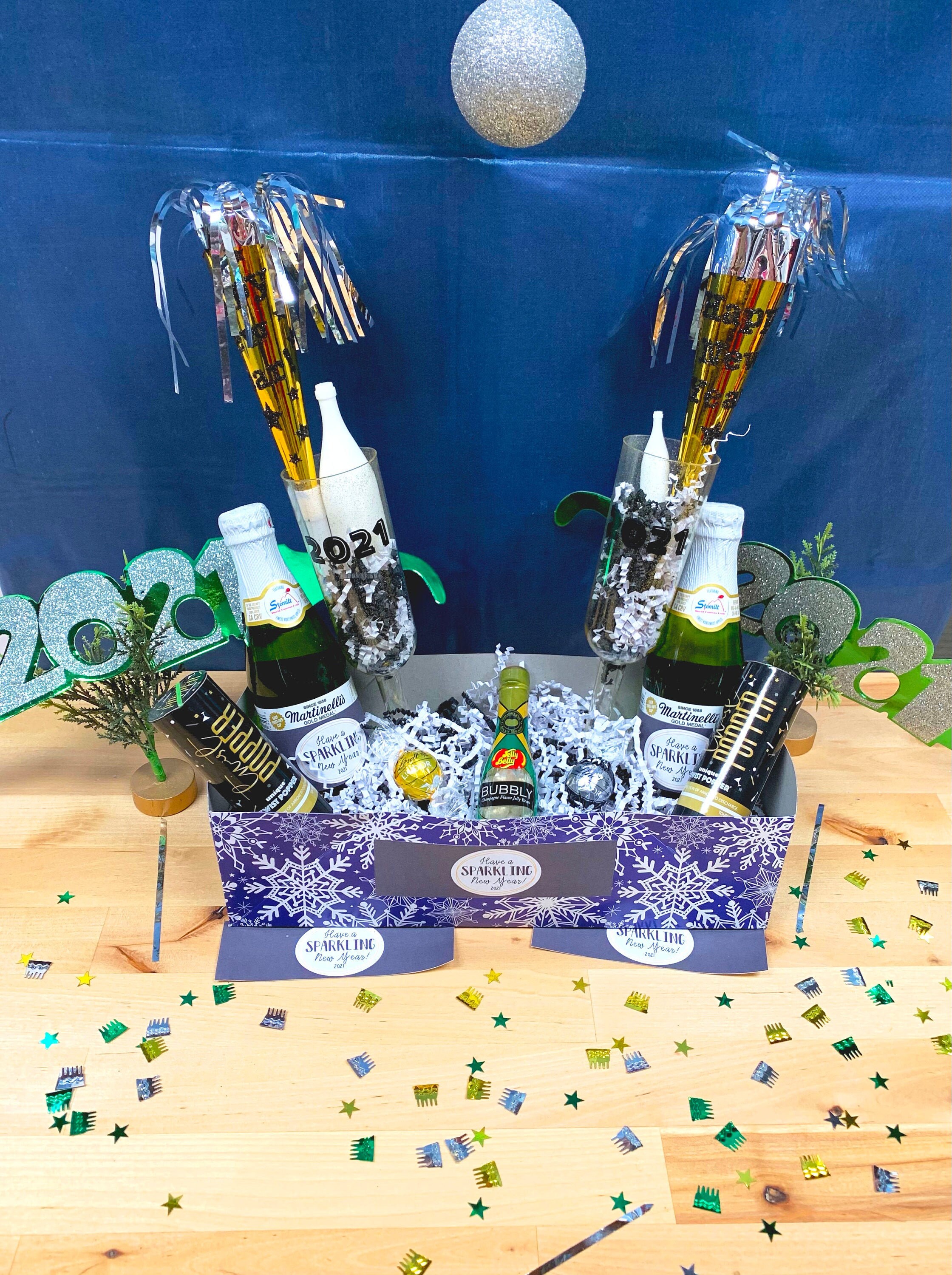 New Year's Eve Gift Box Virtual New Year's Eve Party | Etsy