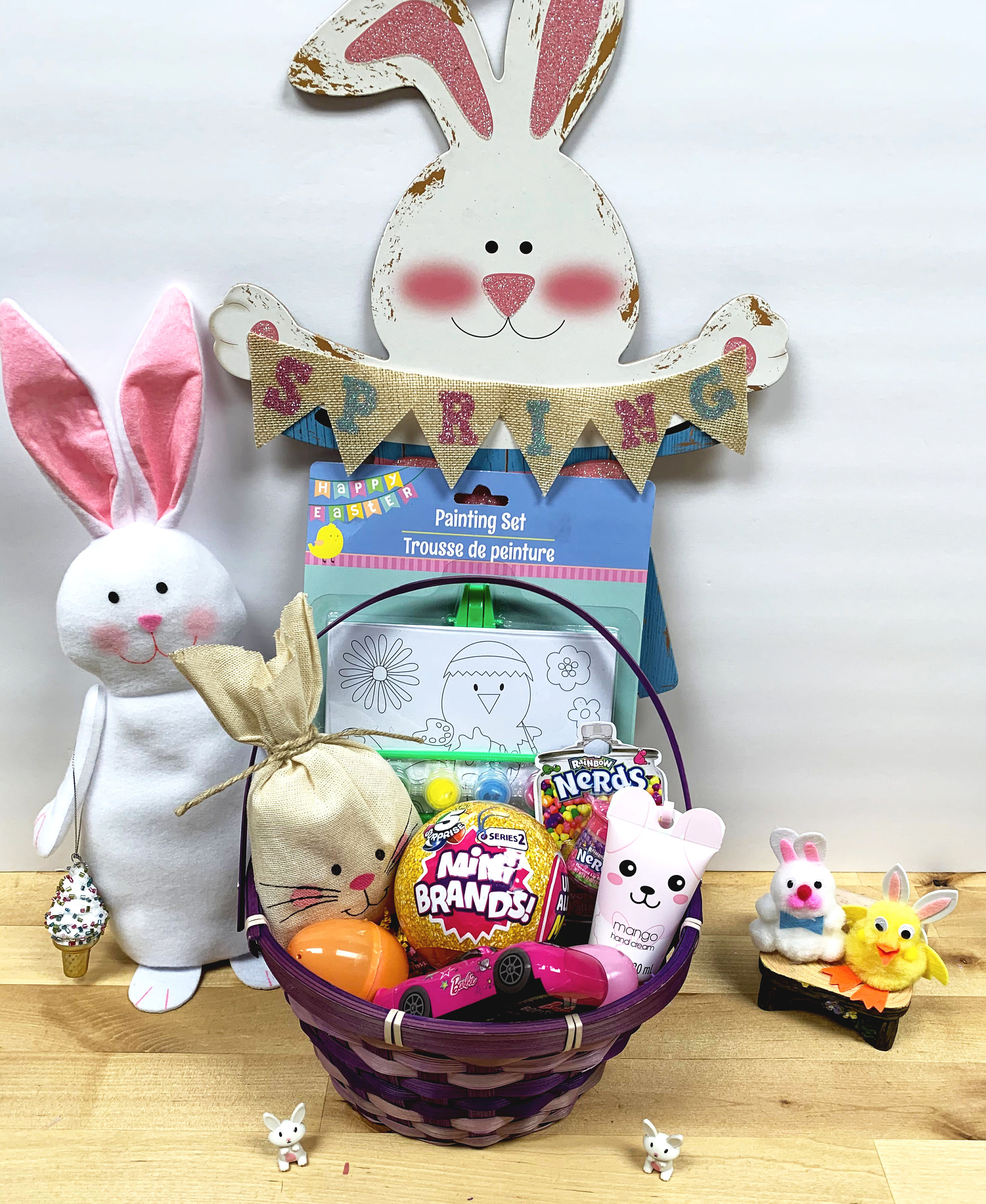 Easter Basket Personalized Easter Gift Spring Basket for Etsy