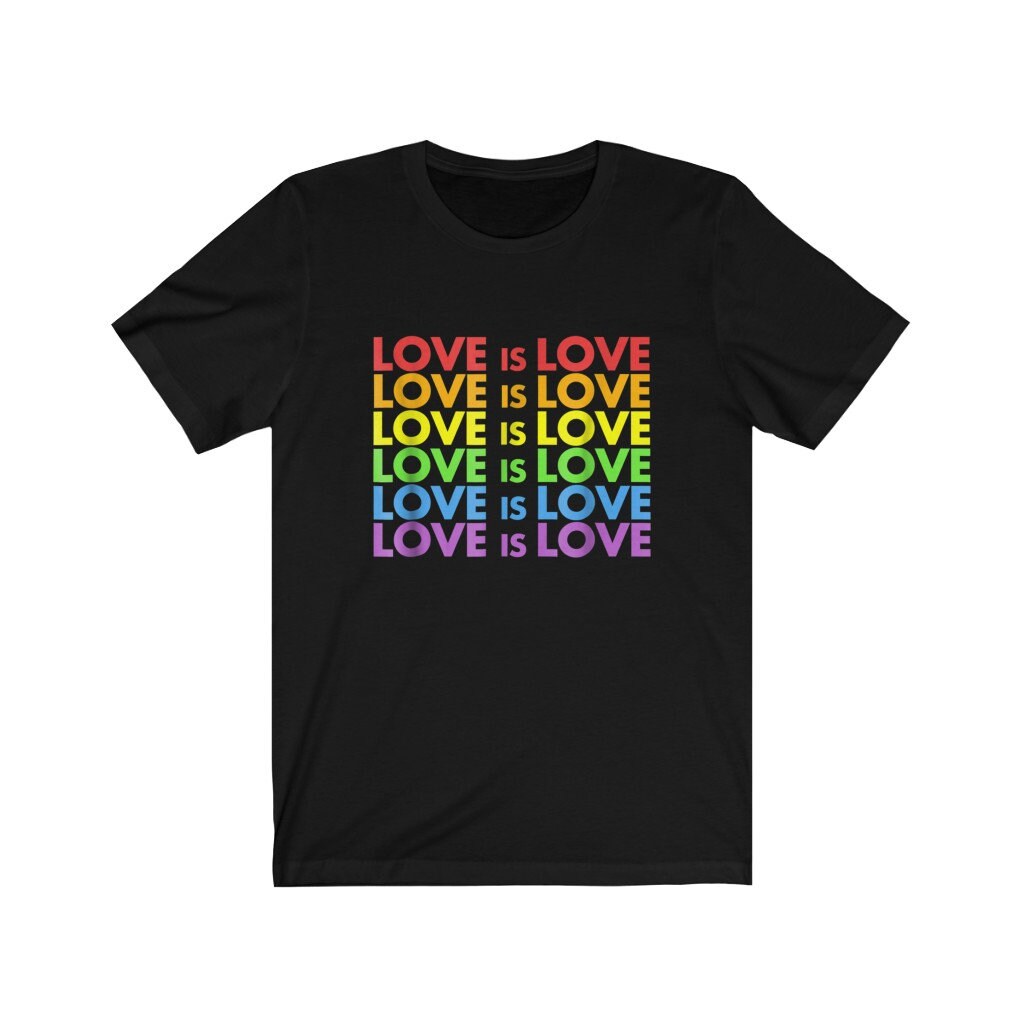 Love is Love T-shirt LGBTQ T-shirt Gay Pride T-shirt Pride - Etsy