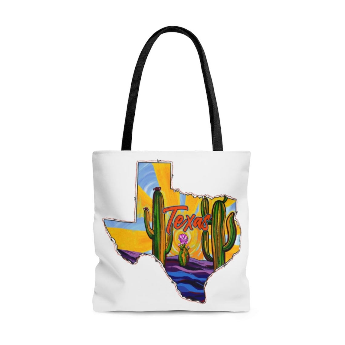 Texas Tote Bag Tx Tote Bag Double Side Texas Tote Bag - Etsy