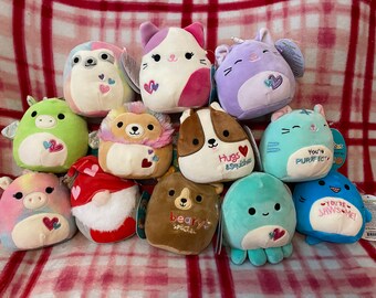 pics Stacy The Squid Squishmallow Valentines Day charisma the cat squishmallow rare find