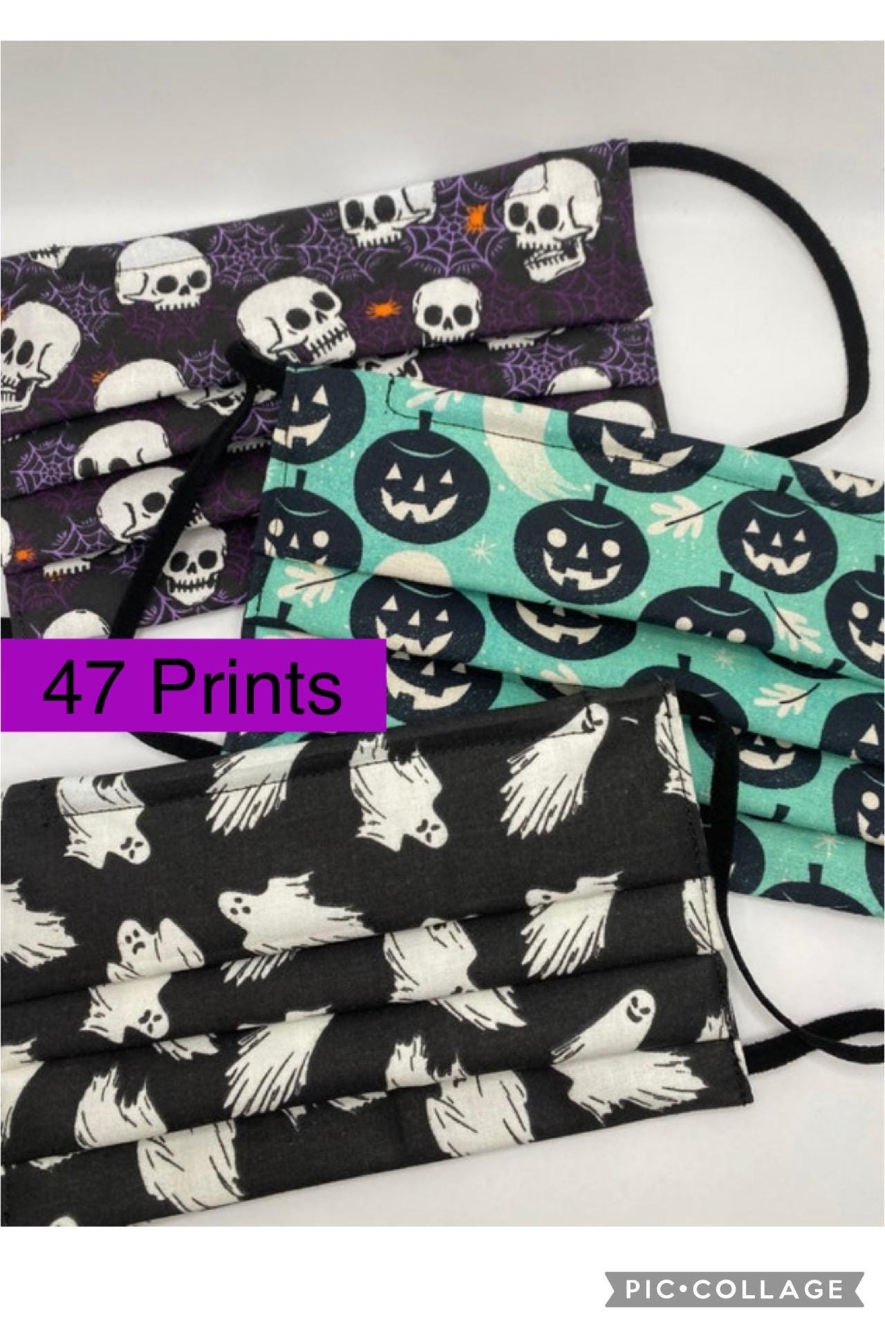 Halloween Face Masks with Nose Wire, Adjustable Ear Loops #2 | Halloween Face Masks | Horror Face Mask | Disney Halloween Face Mask