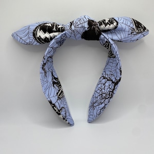 Haunted Eve Topknot Headband | Halloween Headband | Fall Headband | Spooky Headband | Horror Headband | Pumpkin Headband