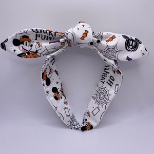 Halloween Headband | Halloween Topknot Headband | Halloween Ears | Halloween Oh What Fun Headband | Spooky Headband