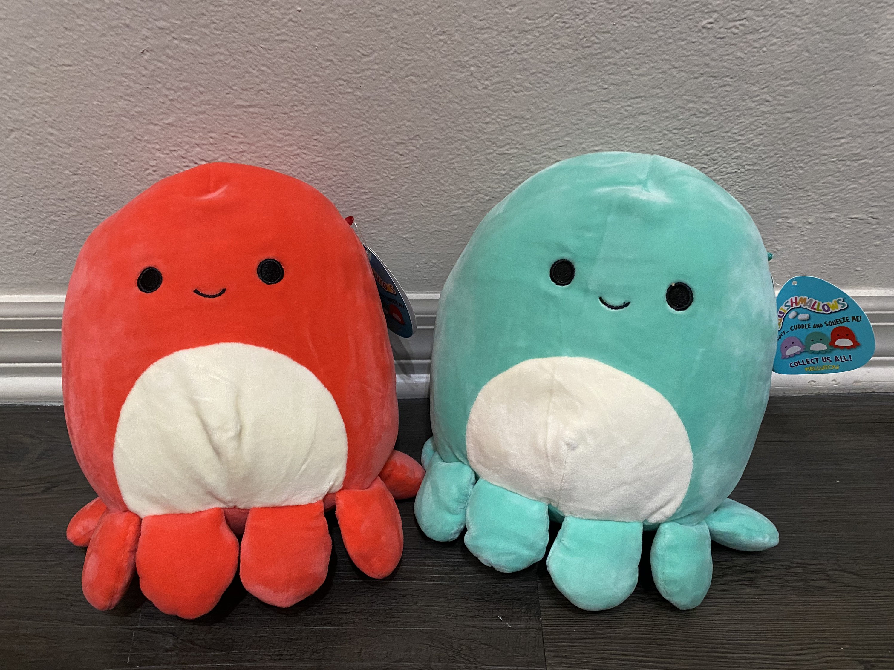 Squishmallow New Series Tie Dye Octo Squishmallow Peach Etsy