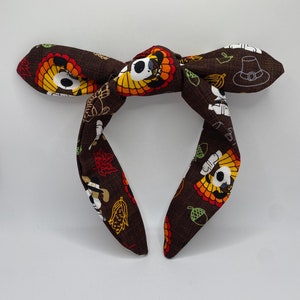 Woof You Thanksgiving hoofdband | Thanksgiving Topknot hoofdband | Herfst hoofdband | Thanksgiving-hoofdband | Turkije hoofdband | Herfst hoofdband