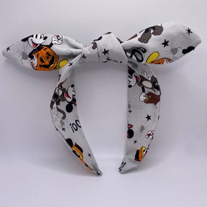 Halloween Headband | Halloween Topknot Headband | Halloween Ears | Halloween Boo Headband | Spooky Headband