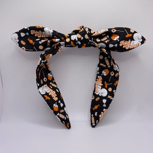 Halloween Headband | Casper Topknot Headband | Casper Headband | Trick or Treat Headband | Spooky Headband | Horror Headband | Fall Headband