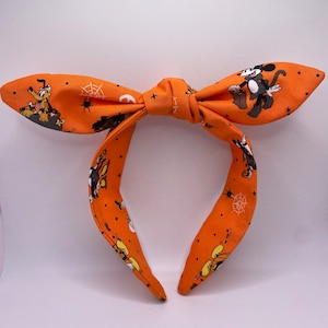 Halloween Headband | Halloween Topknot Headband | Halloween Ears | Halloween Trick or Treat Headband