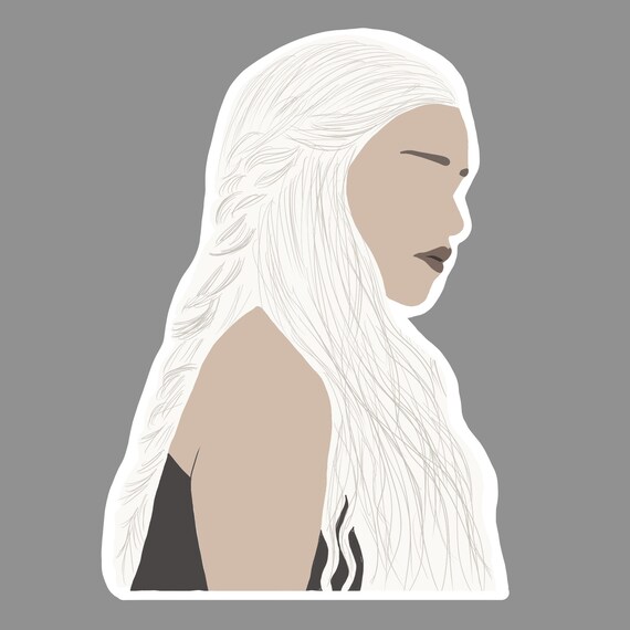 Download Khaleesi Sticker Got Sticker Game Of Thrones Sticker Etsy