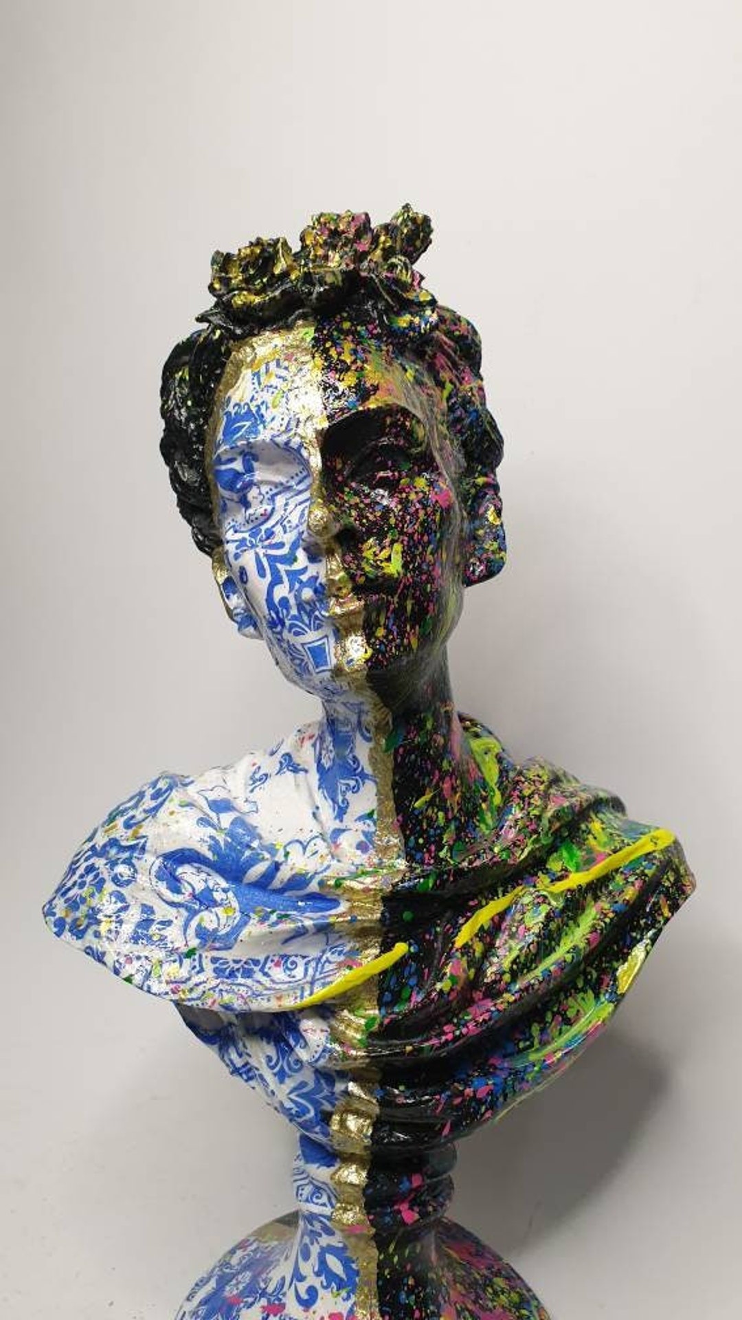 Unique Frida Kahlo Sculpturewoman Busteclectic - Etsy