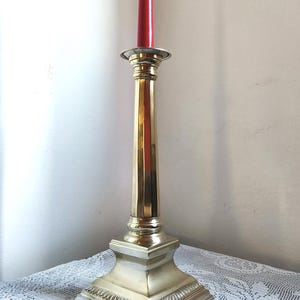 Vintage Silver-Plated Candlestick | Jordan Sheffield Collection | Elegant Tall Candle Holder