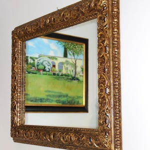 Large Baroque Mirror: Hand-Carved Wood Frame, Silver Leaf Gilding, Mecca Fiorentina Finish